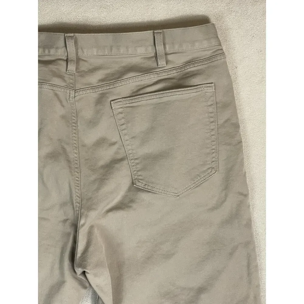 Banana Republic Pants‎ Mens 40x34 Khaki The Traveler Slim Fit High Rise Straight